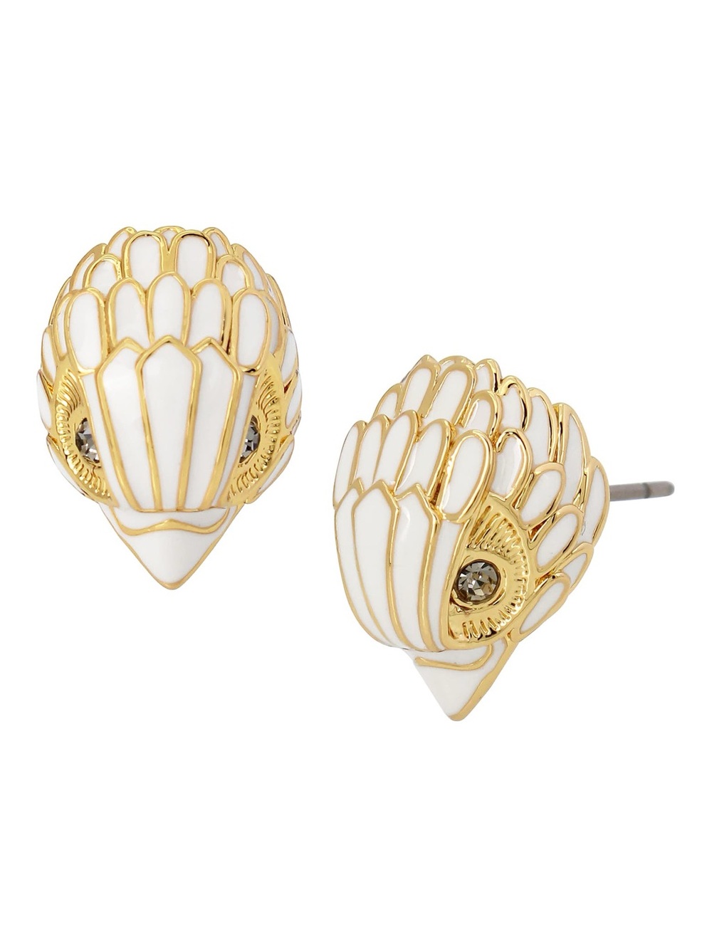 Kurt Geiger Enamel Eagle Stud Earrings